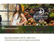 Tablet Screenshot of newhopehealth.net